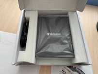 Дисковод Blu-ray Verbatim Ultra HD 4K External Slimline Blu-ray Writer