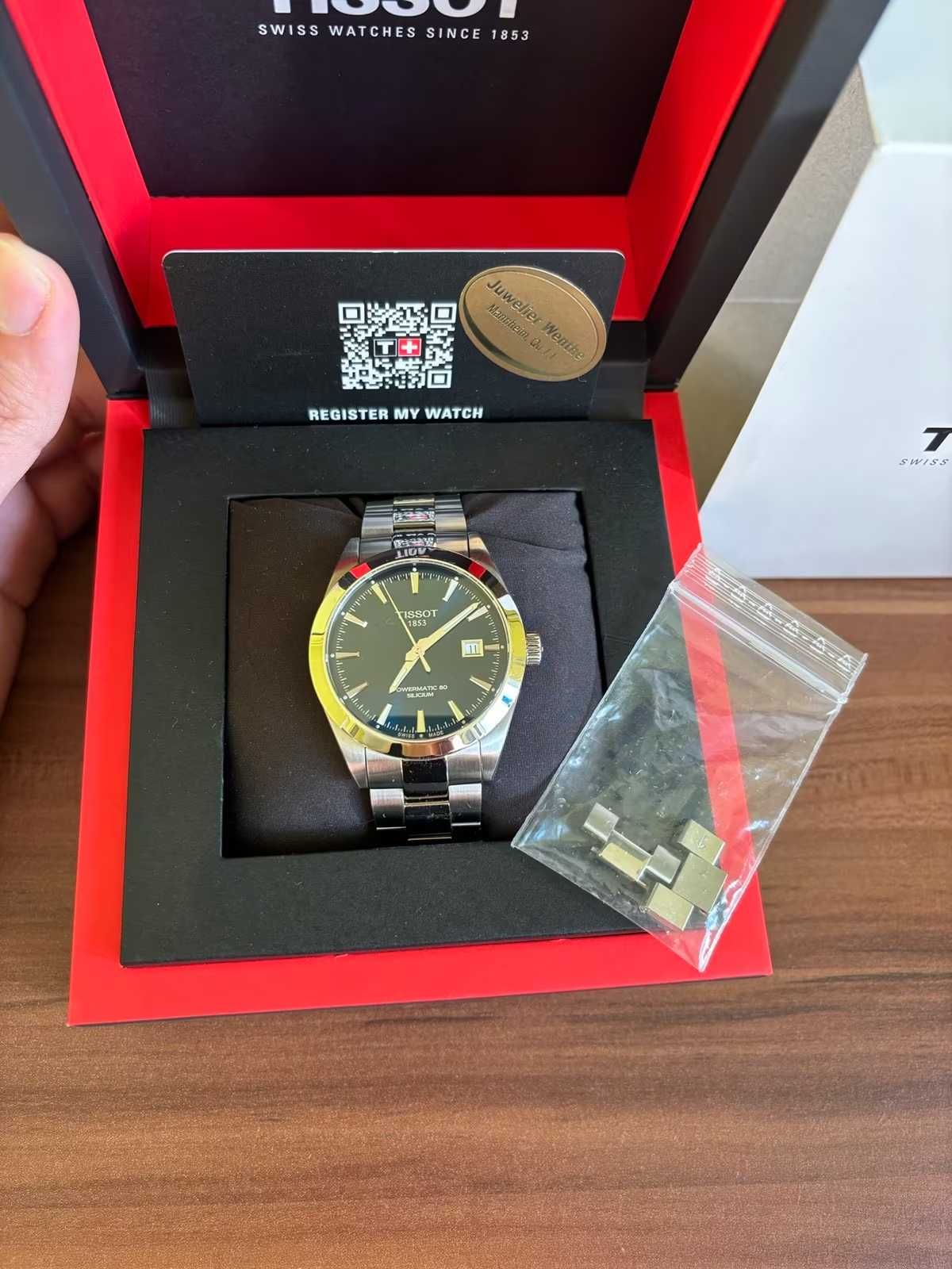 Tissot Gentleman Powermatic 80 Fullset – Gwarancja