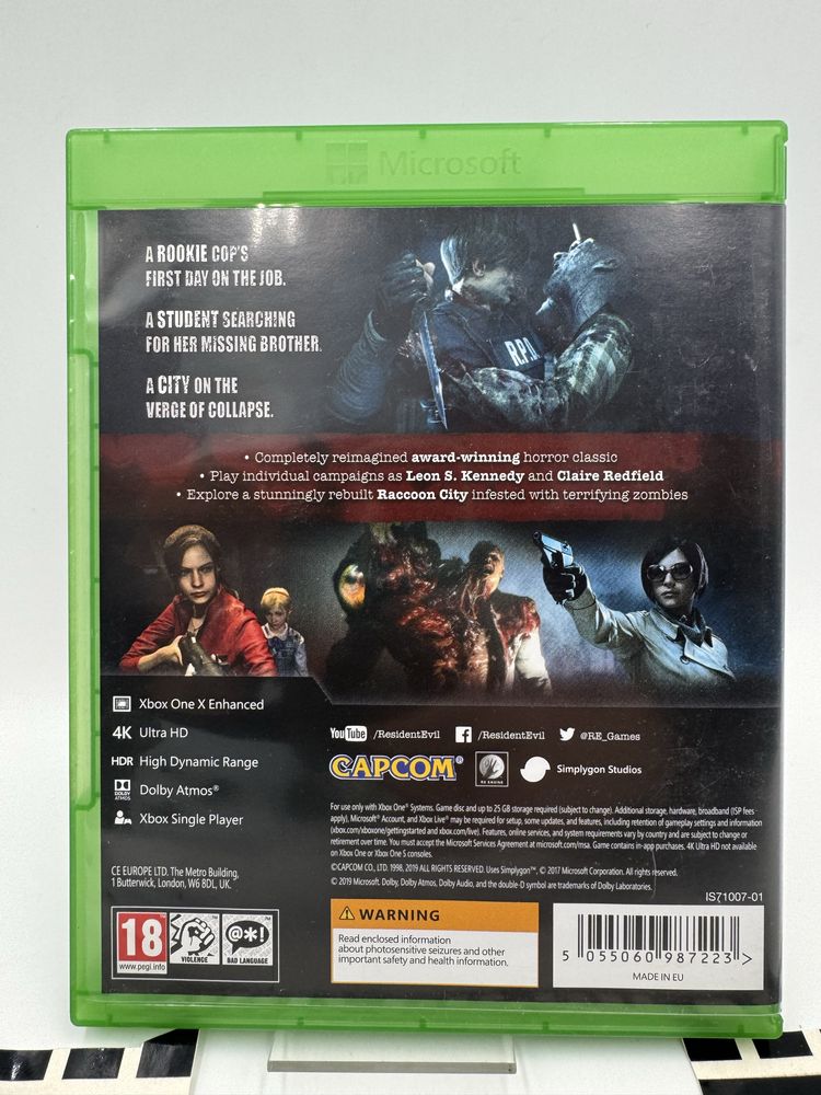 Resident Evil 2 Xbox One Gwarancja