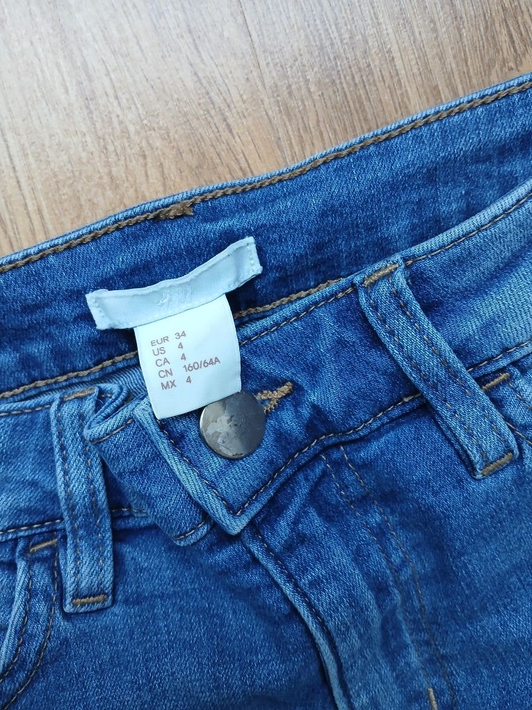 H&M szorty damskie jeansowe