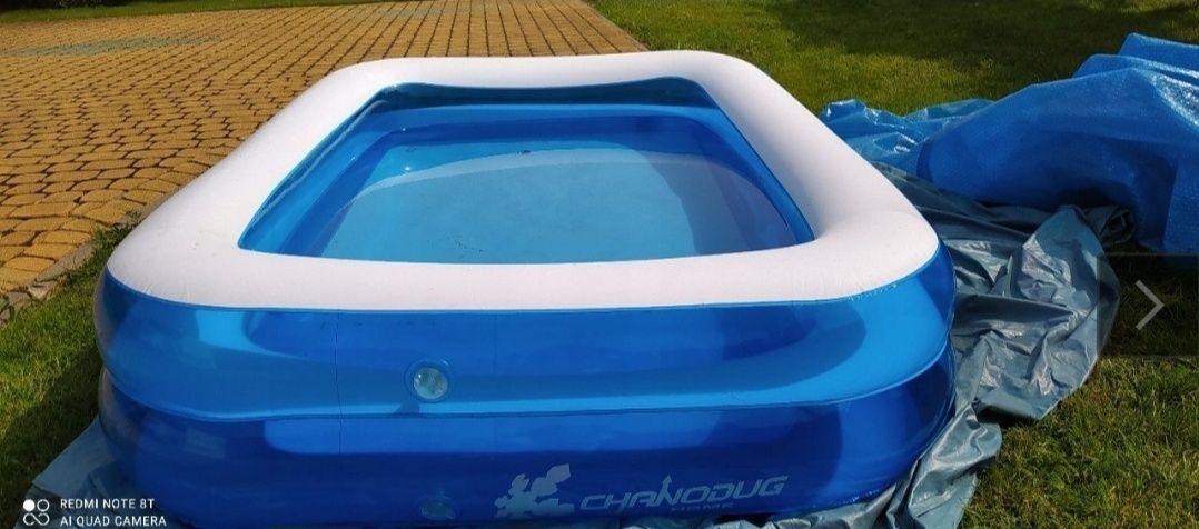 Duży basen dmuchany SunClub – idealny na lato dla dzieci i dorosłych