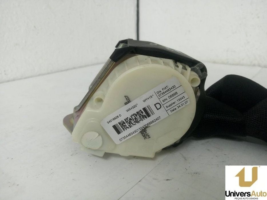 CINTO SEGURANÇA TRASEIRO DIREITO FIAT BRAVO II -F198152300PFSPS0437