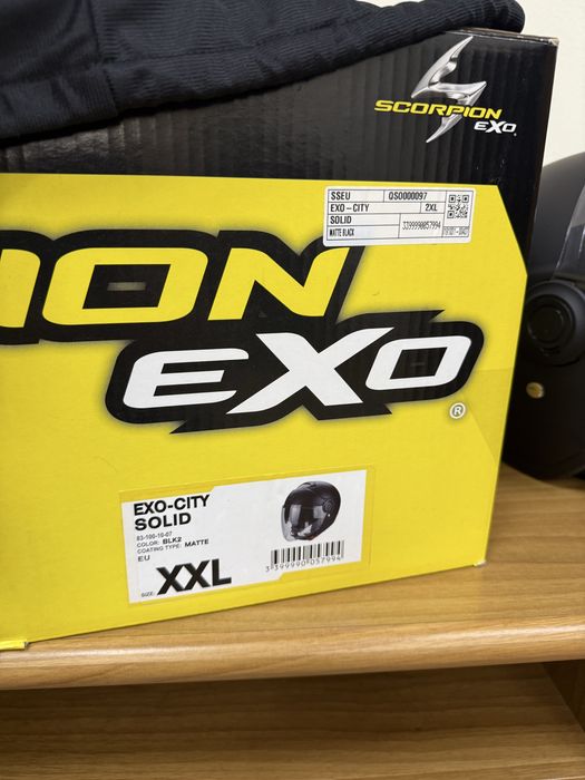 Шлем мотоциклетний новий SCORPION EXO- SITY SOLID XXL 63розмір