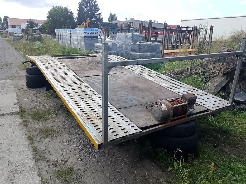 Najazd laweta  Fiat Ducato