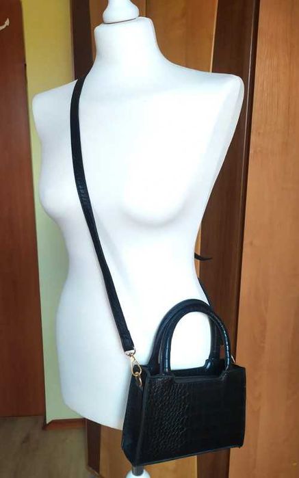 Mini torebka czarna