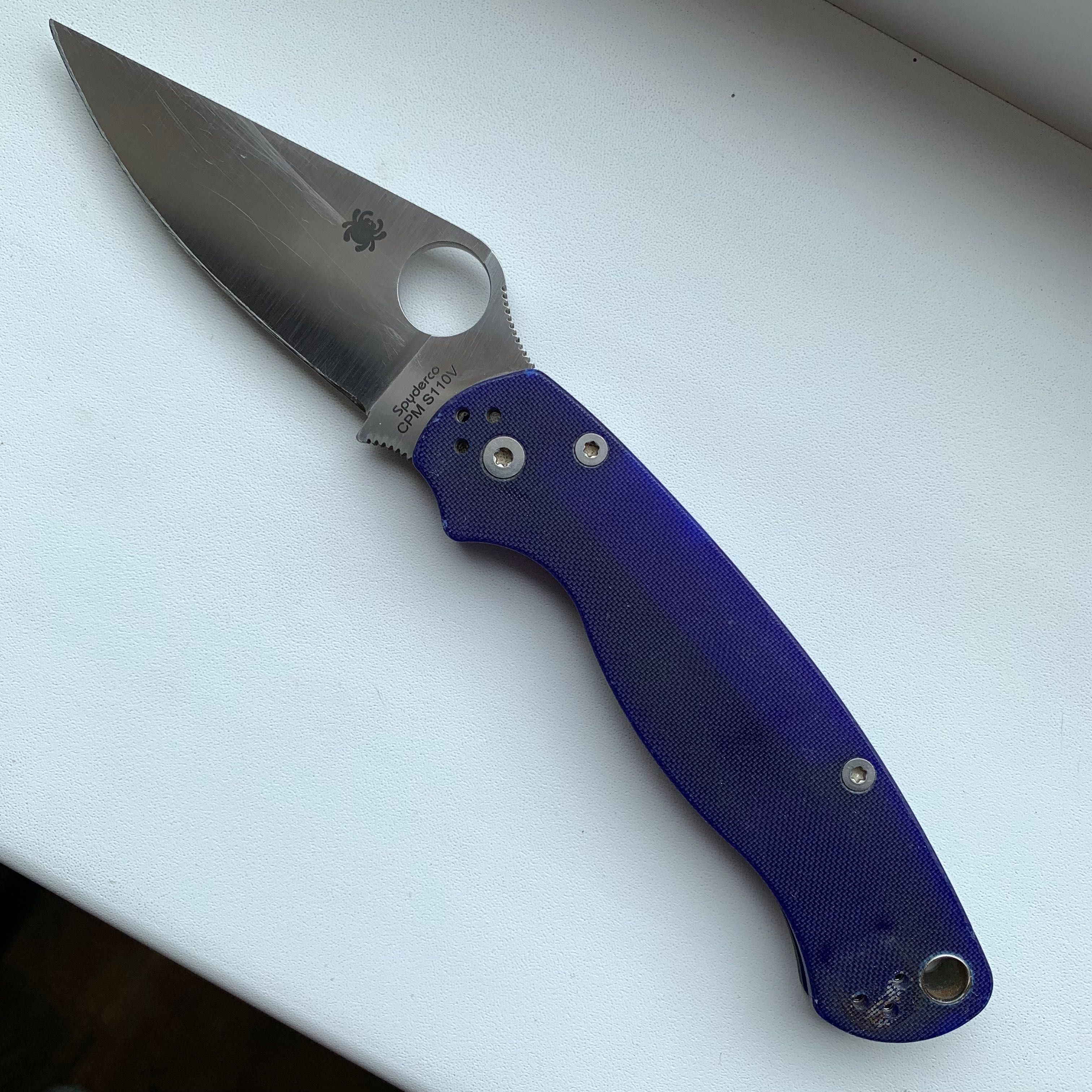 Ніж Spyderco ParaMilitary 2 Magnacut / S30V / S45VN / S110V / Military