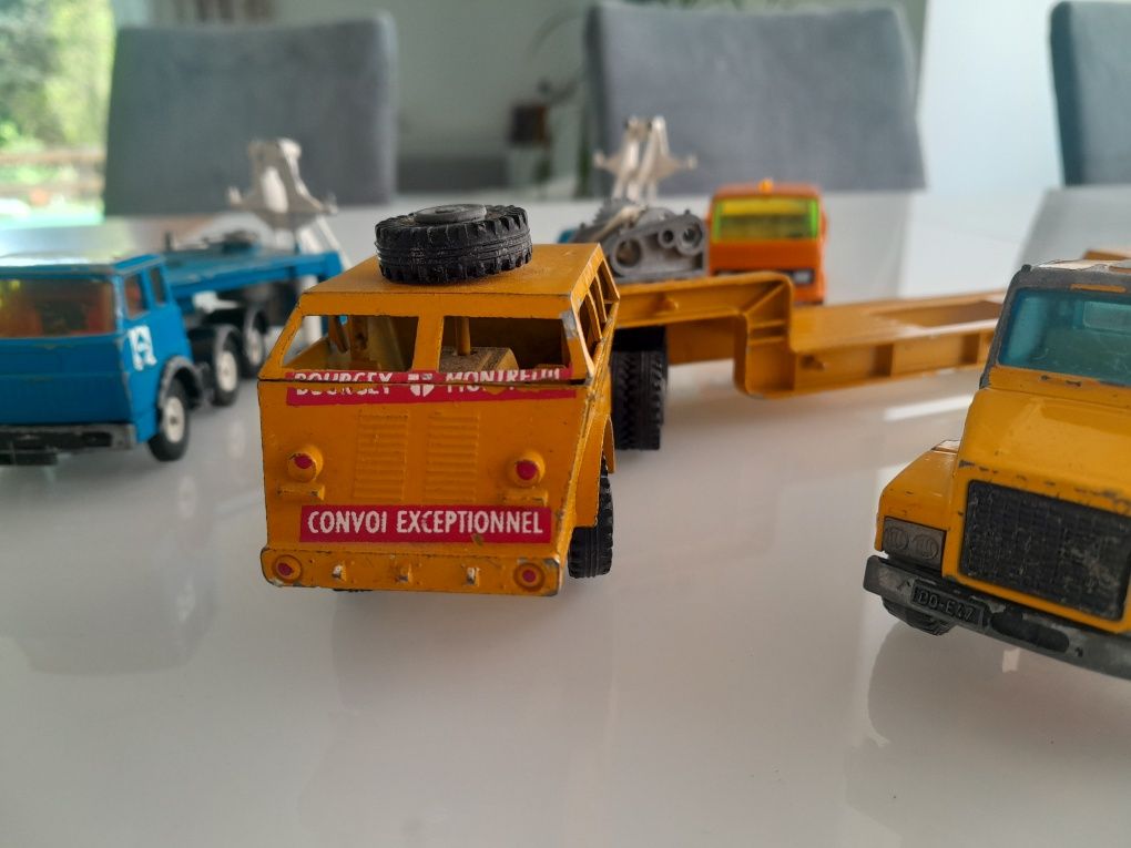 Stare zabawki Siku samochody ciężarowe Laweta Betoniarka