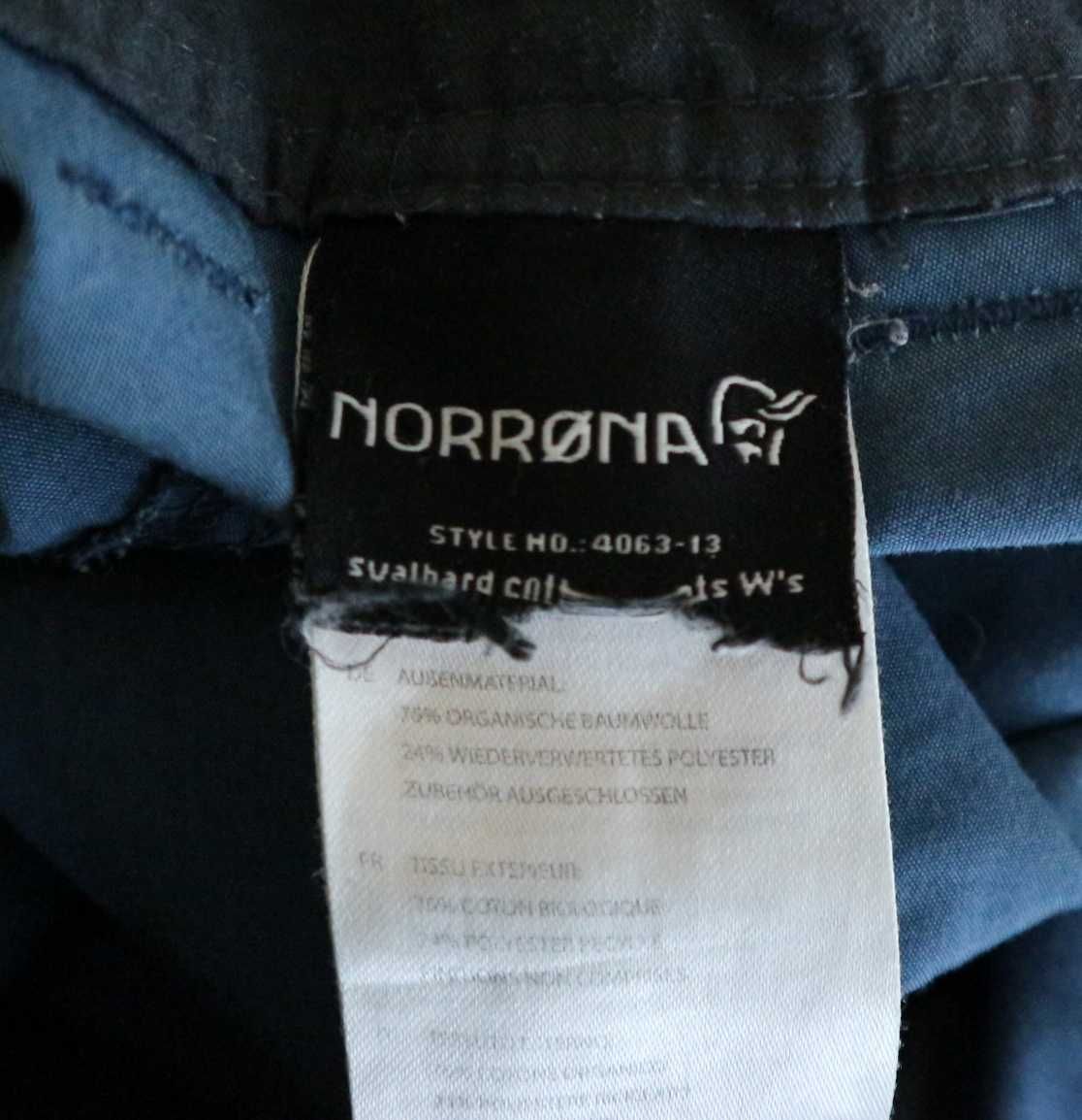 Norrona Svalbard Cotton damske spodnie turystyczne XL