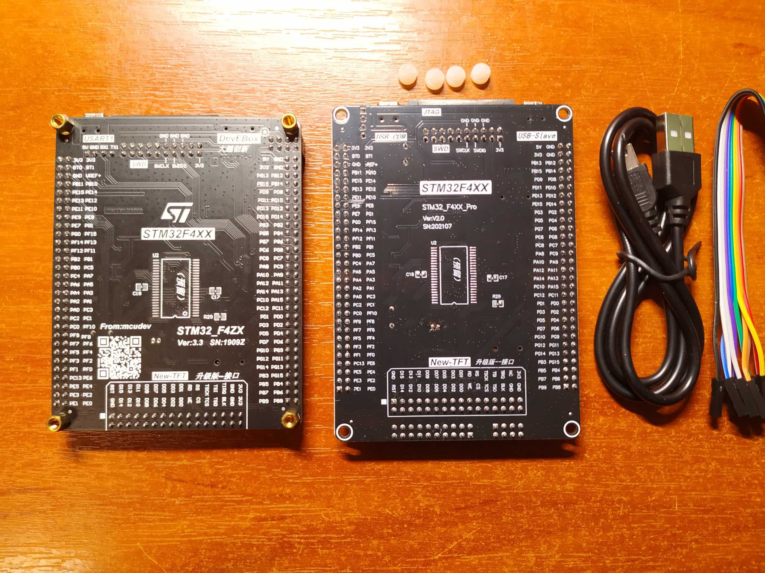 Отладочная плата на микроконтроллере STM32F407ZGT6 (для обучения)