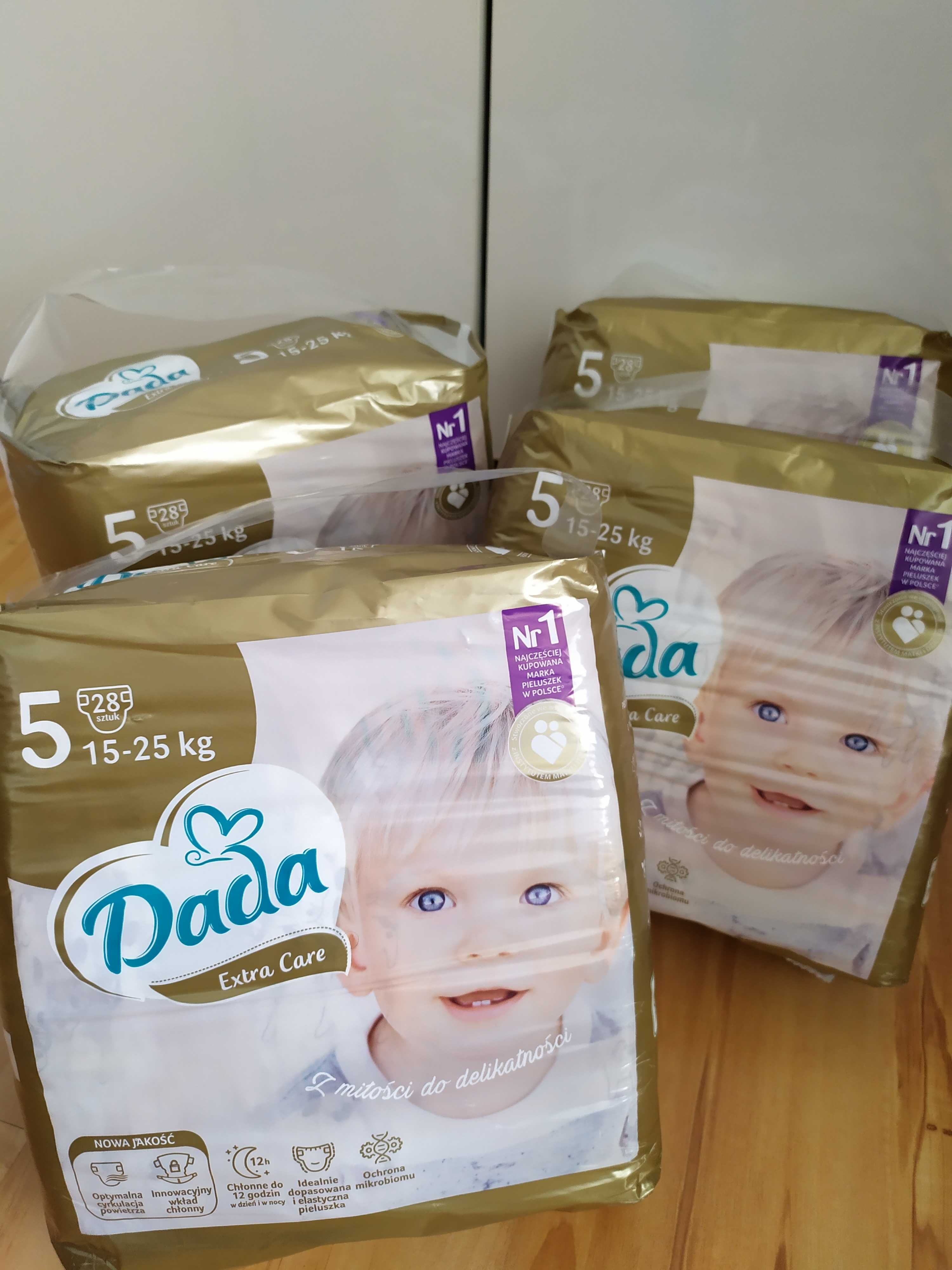 Pieluchy Dada Extra Care, rozmiar 5, 4 opakowania