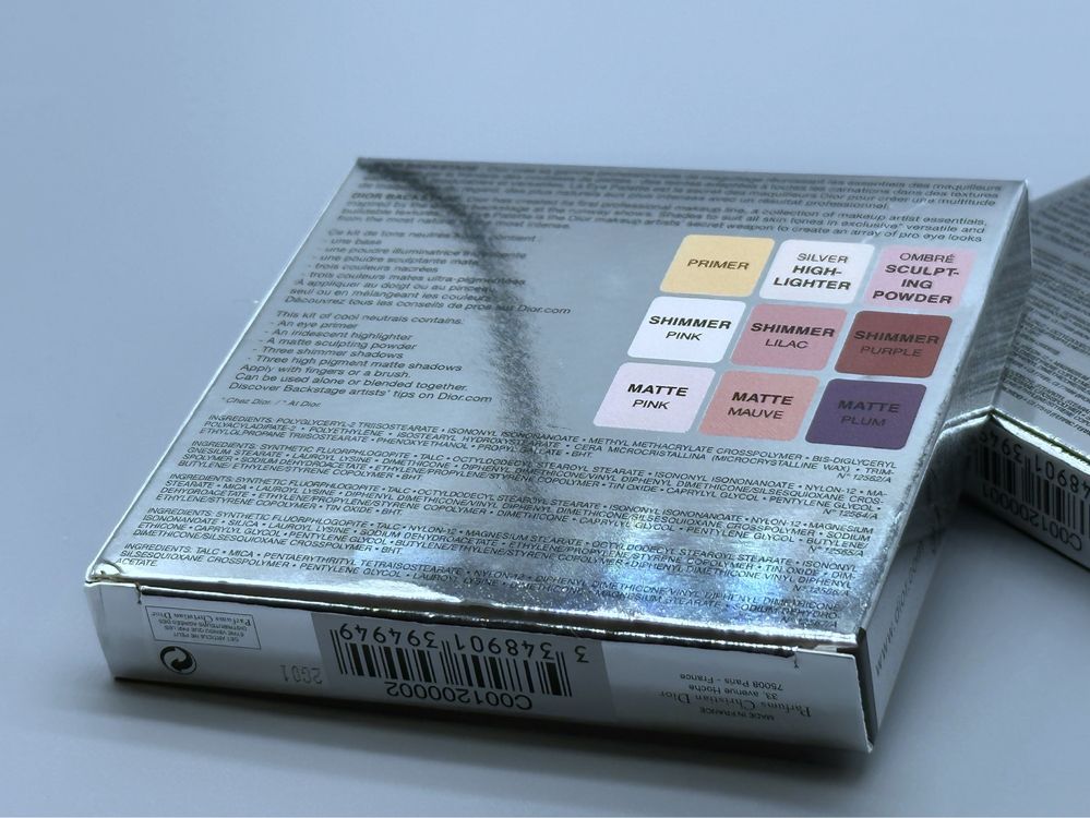 Dior Backstage Custom Eye Palette 001/002