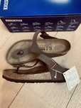 Birkenstock gizeh mocca skora naturalna klapki nowe 39