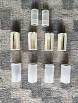 Adapter baterii AA na C i D R14 i R20 zestaw ztuk