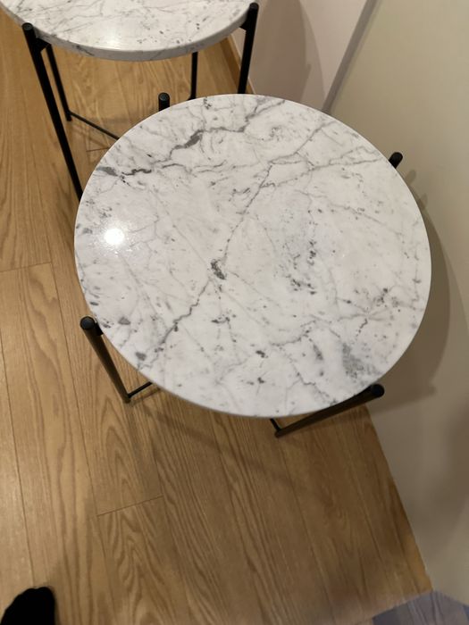 Mesas em marmore carrara