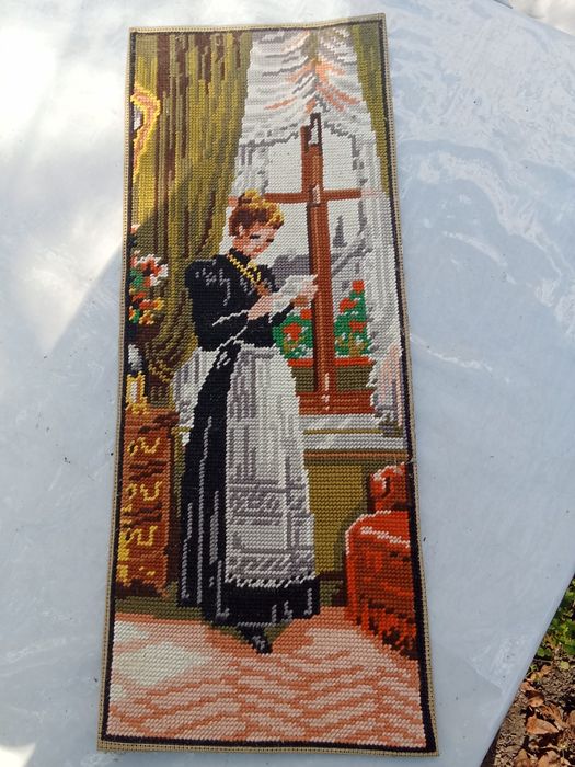 Картина, ручная вышивка, Франция