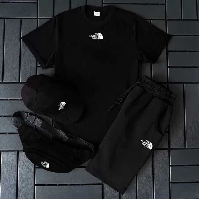 Спортивный костюм мужской летний The North Face Футболка + Шорты тнф