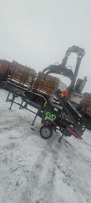 Piło łuparka Pilkemaster EVO 36 kombajn do drewna z Finlandii