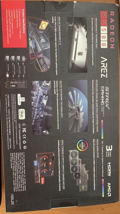 Asus RX580 8GB AREZ Strix Gaming