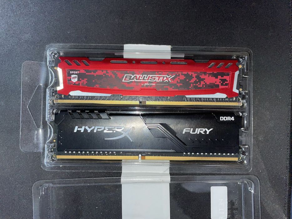 Hyperx RAM 8GB & Ballistix RAM 8GB