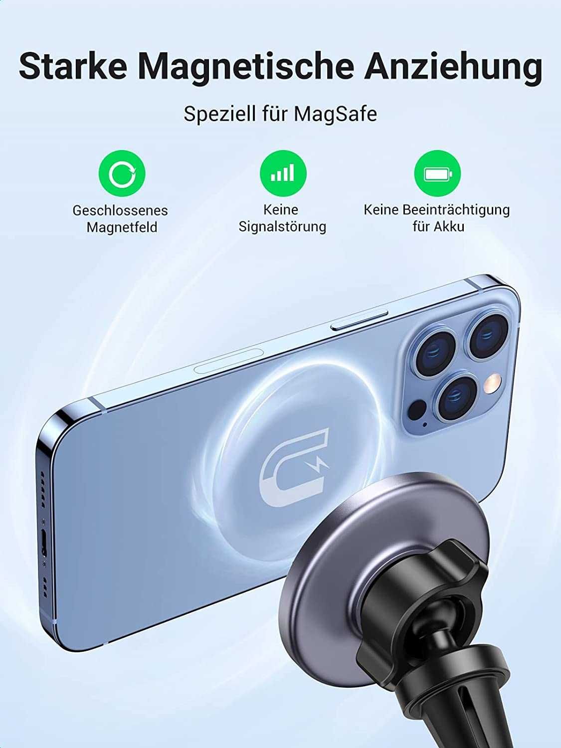 Держатель для iPhone Ugreen Автодержатель с MagSafe Holder