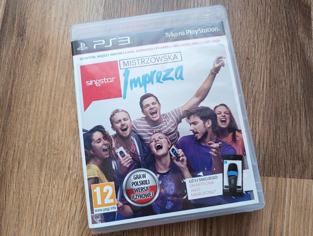 Gra PS3 Singstar Mistrzowska Imprezka na mikrofony bezprzewodowe