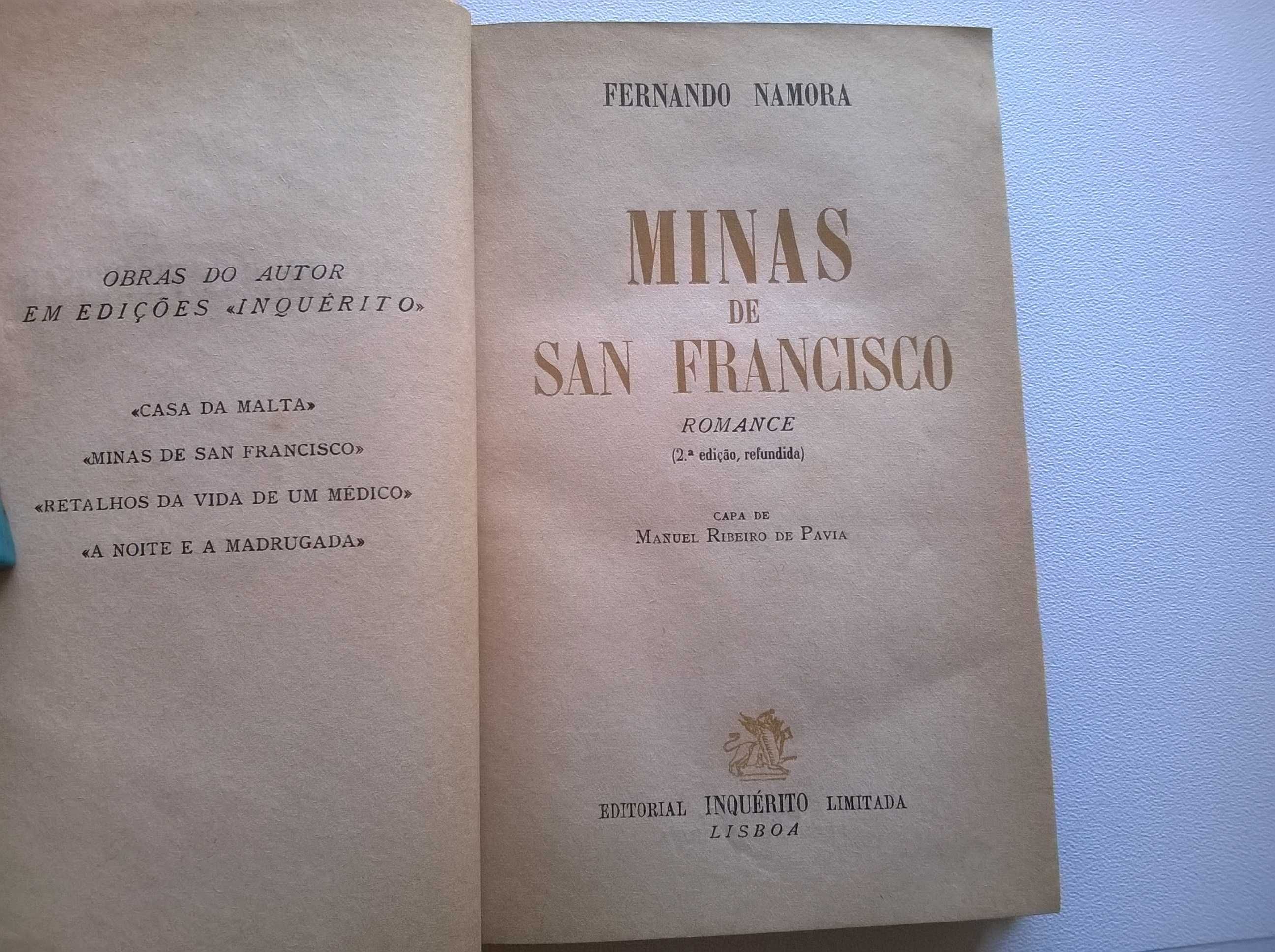 Minas de San Francisco - Fernando Namora (portes grátis)