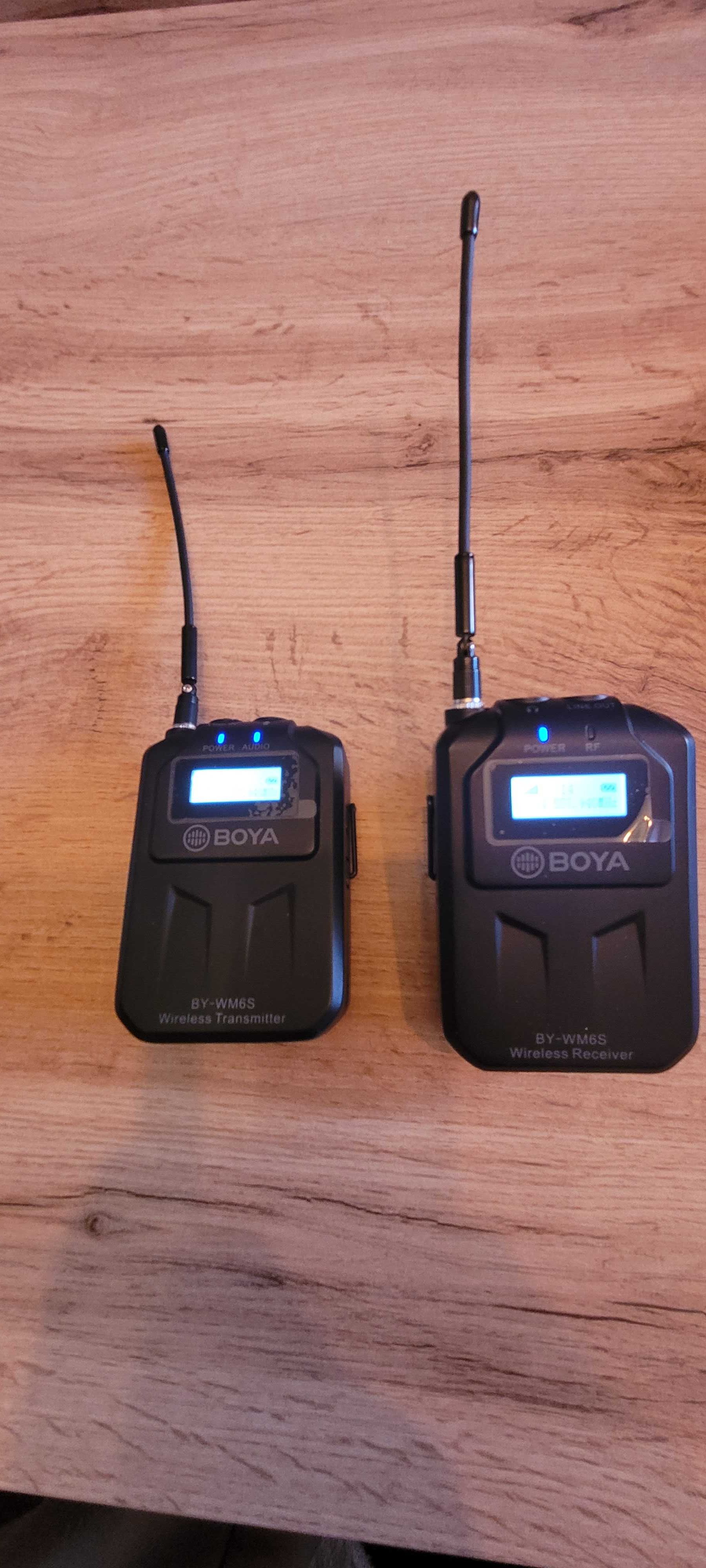 BOYA Bezprzewodowy zestaw audio do kamer BY-WM6S