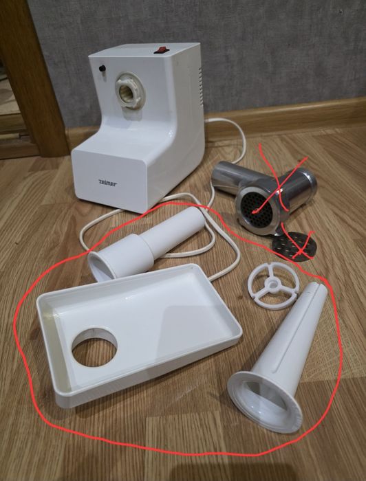 Продам запчастини від м'ясорубки  Zelmer