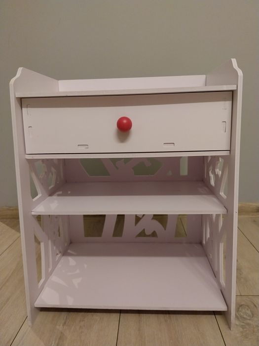 Szafka nocna biala 2szt