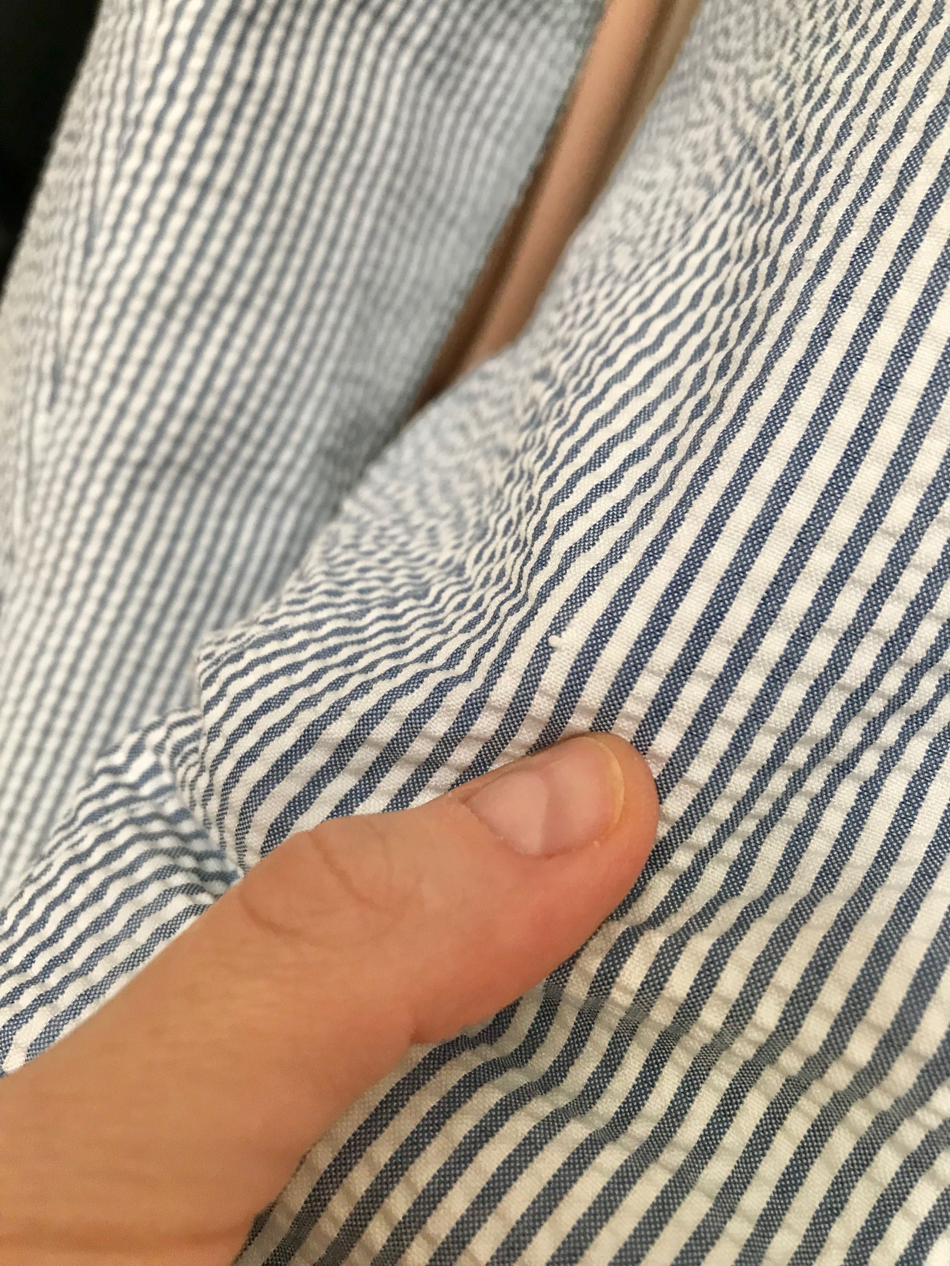 H&M damski żakiet/marynarka w jasnoniebieskie paski r. 40 wymiary opis