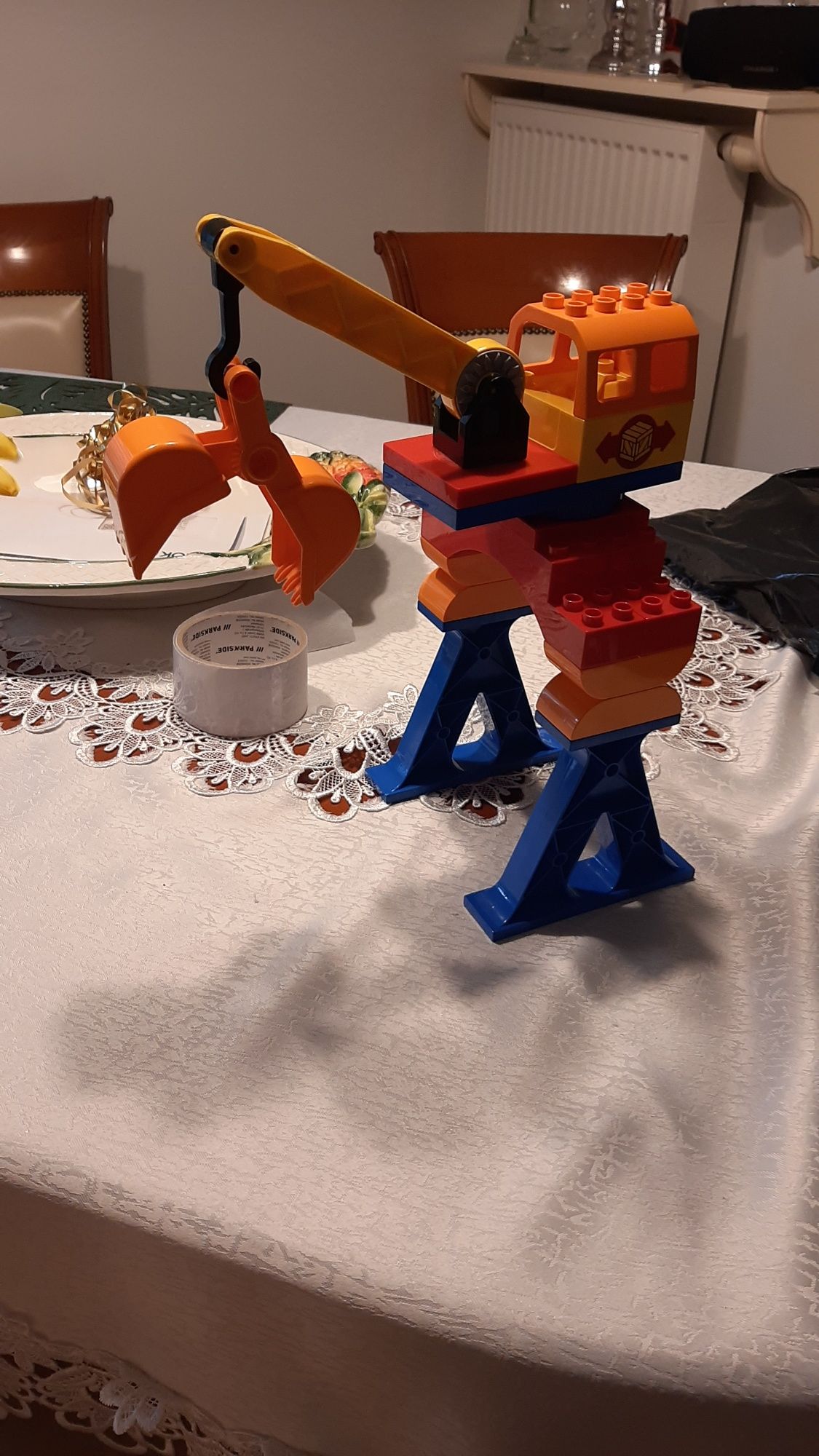 Dzwig dwuosiowy lego duplo