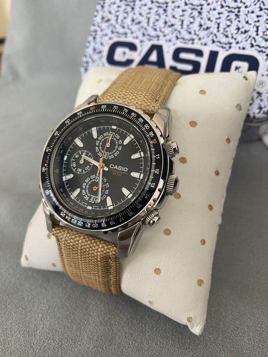 Zegarek męski Casio MTP-4500D-1AV chronograf aviator