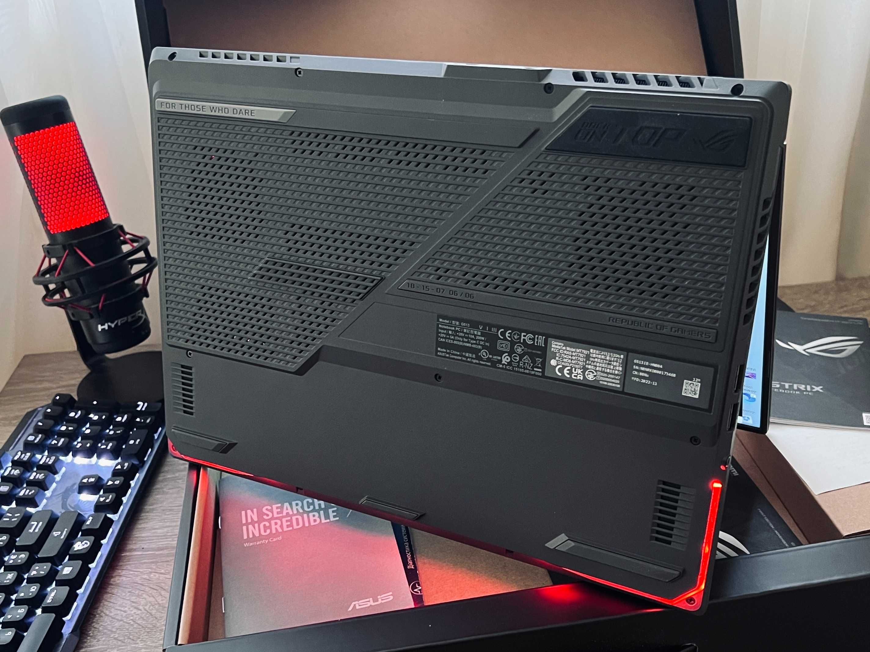 3050Ti ! Игровой ноутбук Asus ROG Strix G15 (RTX 3050 Ti , 2070, 3060)