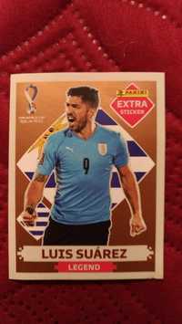 Cromo Panini Luiz Suarez bronze legend