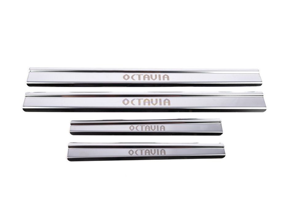 Skoda Octavia Tour Накладки на пороги Carmos (4 шт, нерж)