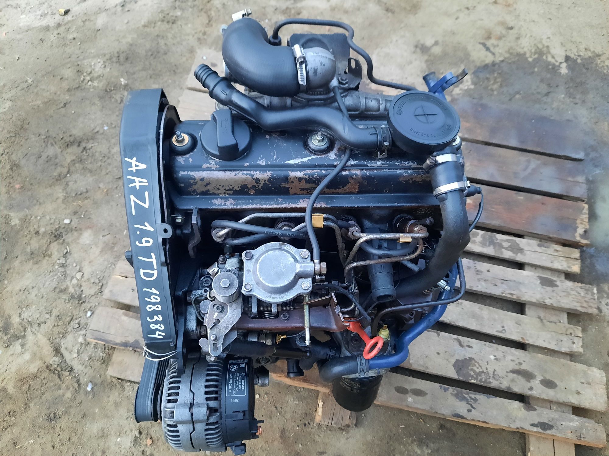 Мотор ДВС двигун VW GOLF 3 VENTO T4 PASSAT B3 1.9 TD AAZ