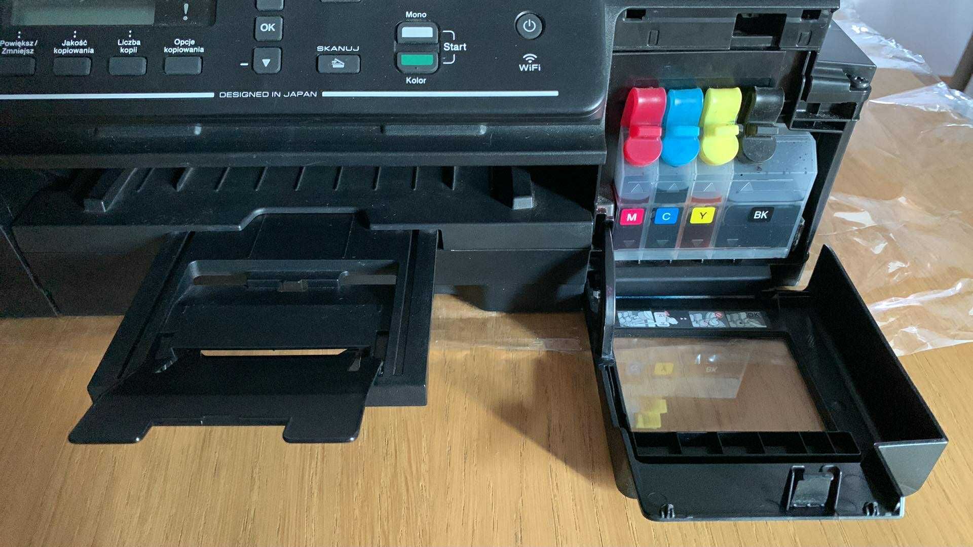Drukarka atramentowa BROTHER DCP-T500W uszkodzona, na części