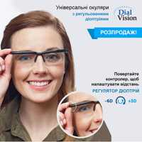 Універсальні окуляри з регульованими діоптріями
Кожне око саморегулюєт