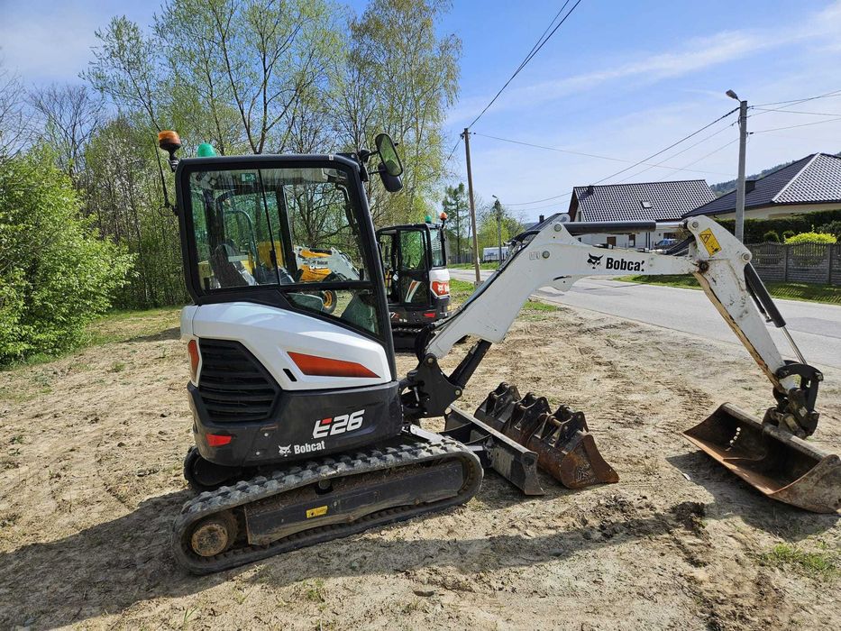 wynajem mini koparki ,koparki wozidla,  ładowarki