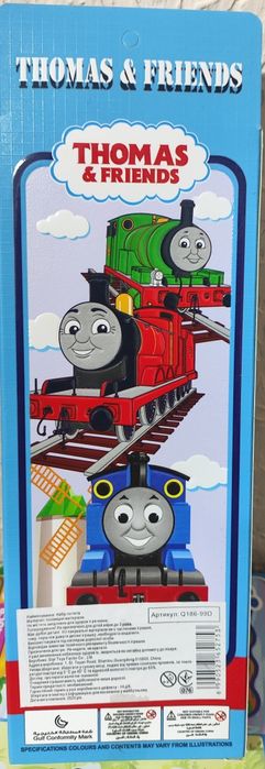 Ігровий набір Паровозик Томас 4 паровозики з магнітами Thomas з металу