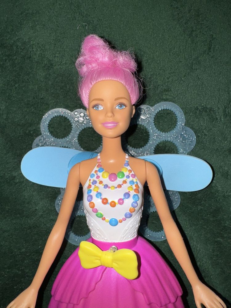 Oryginalna Lalka Barbie bąbelkowa wróżka z butami Gratis