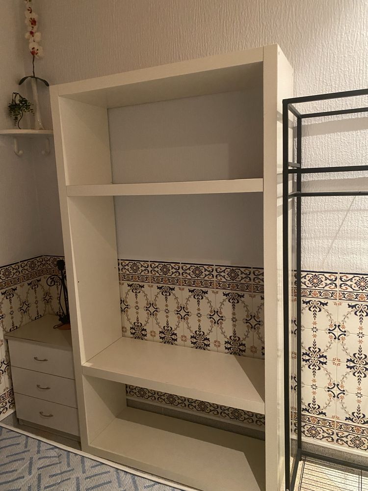 Estante branca ikea - 190x105x38cm