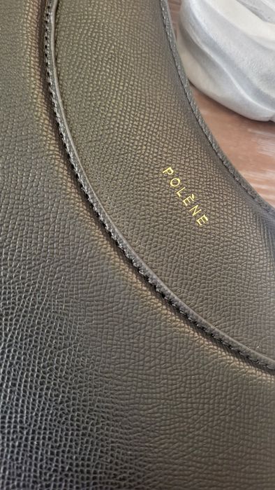 Стильна чорна шкіряна сумка  | універсальна, трендова модель