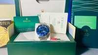 Promocja! Zegarek Rolex Submariner Blue Sea  Date! 42mm AAA Zestaw