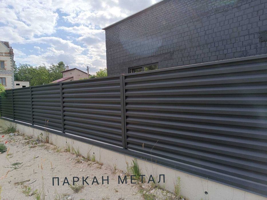 Паркан Ранчо Жалюзі Горизонт Ромб Ламелі Парапети Огорожа від виробн.