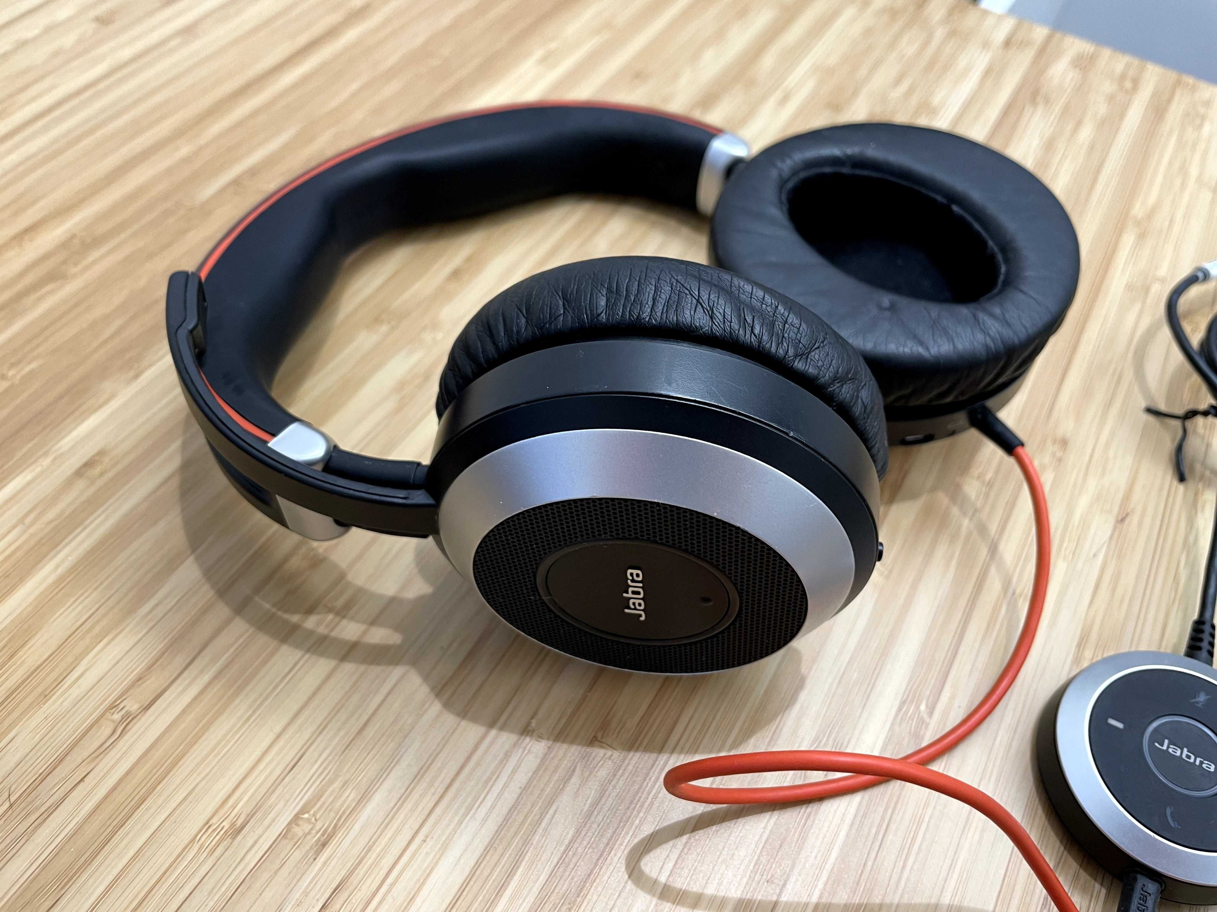 AUSCULTADORES/HEADPHONES JABRA EVOLVE 80 com noise cancel - bom estado