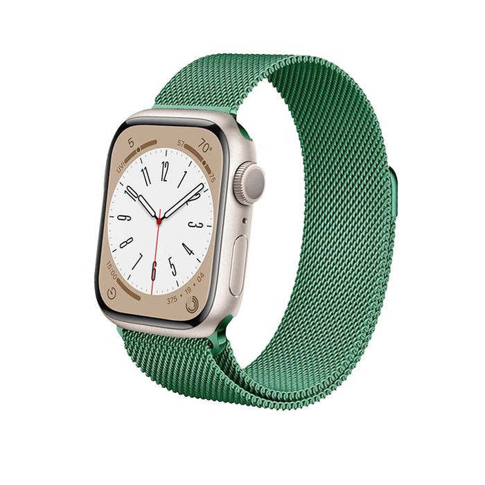 Pasek do Apple Watch 44/45/46/49 mm Stal Nierdzewna Crong Milano Steel