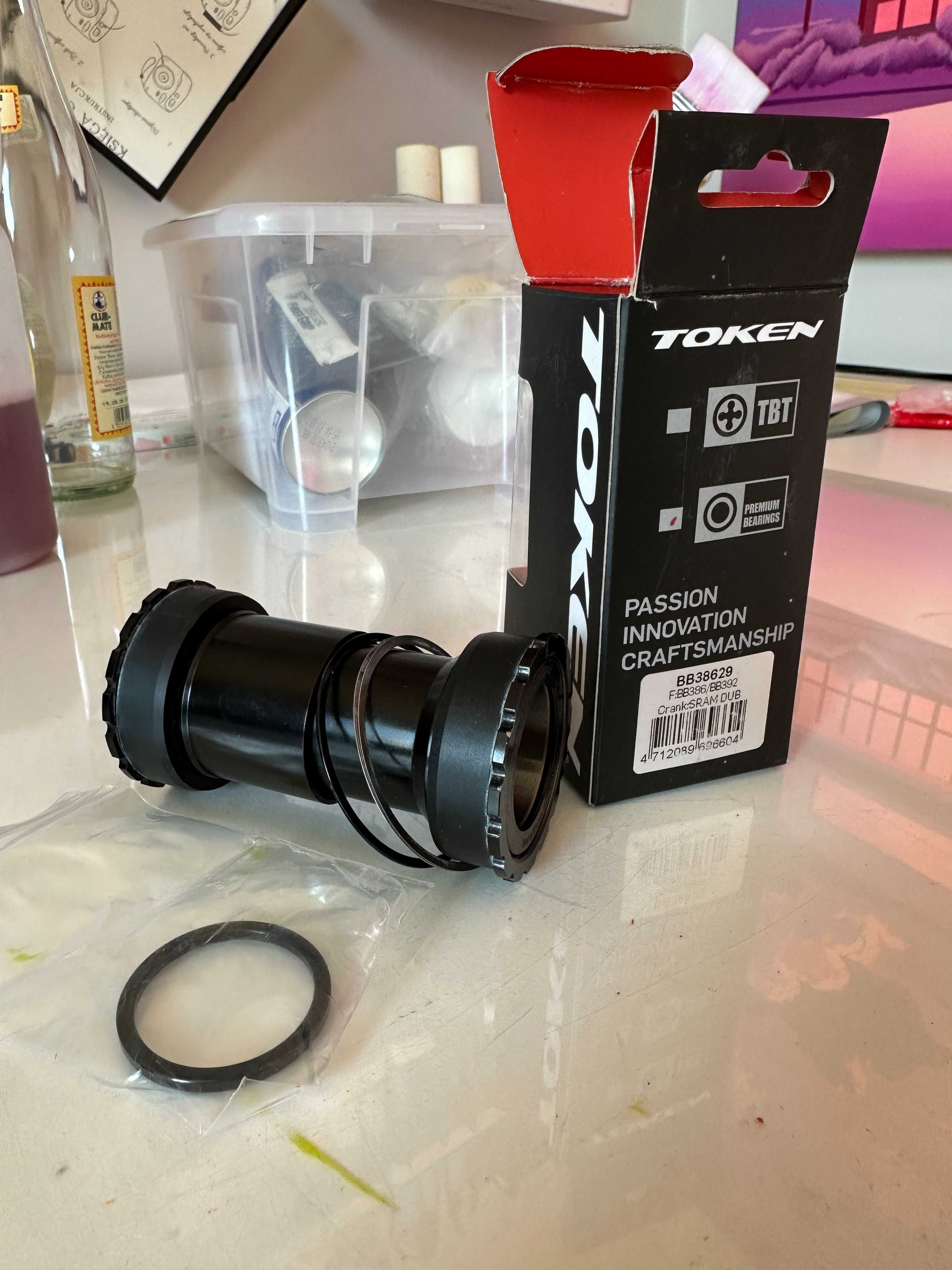 Token BB386 EVO do SRAM DUB – lozyska stalowe z pudełkiem, stan bdb