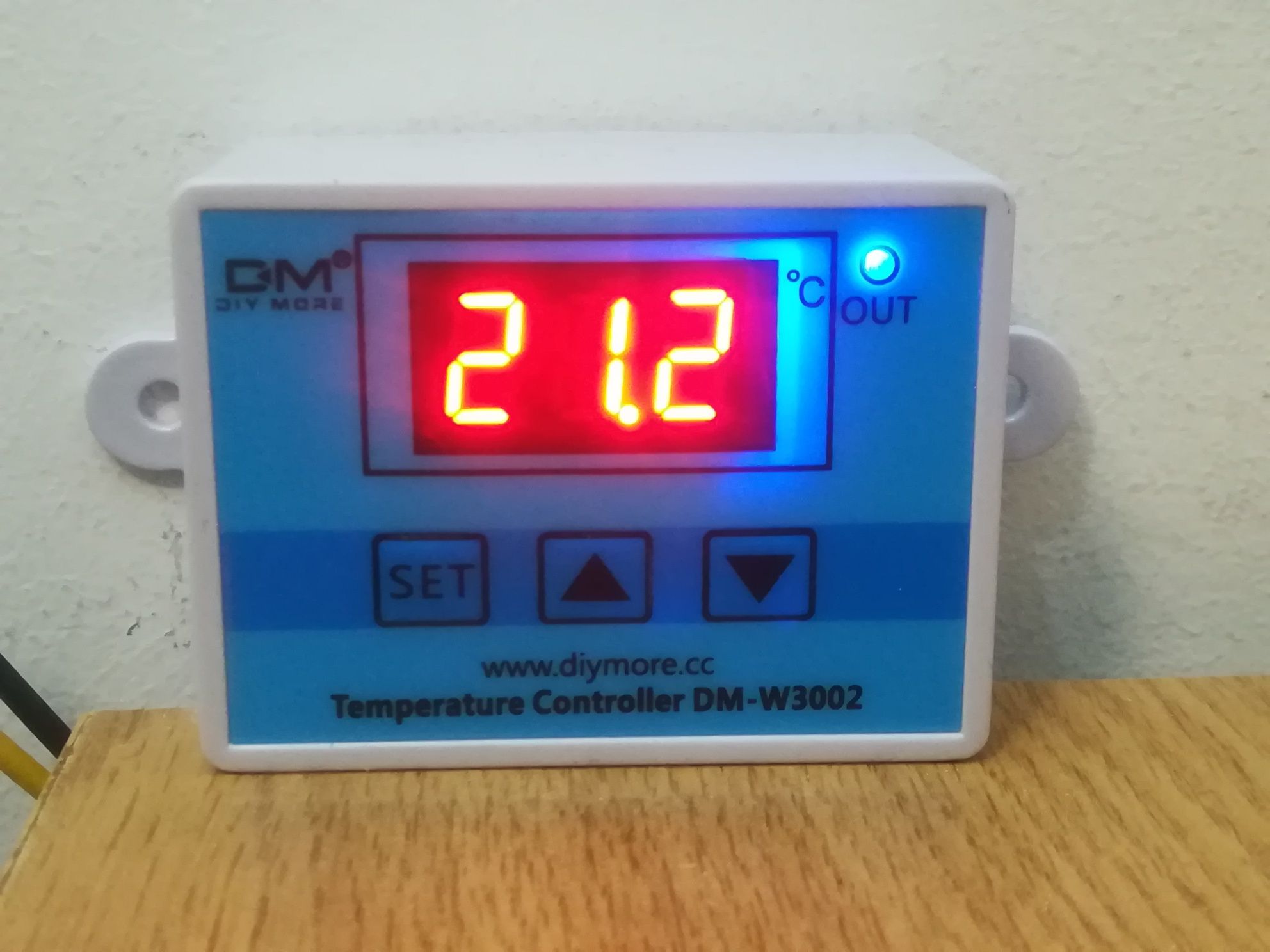 Controlador/termostato de temperatura