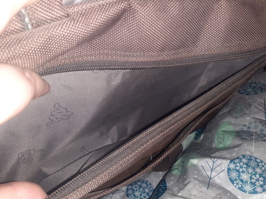 Сумка для ноутбука планшета kappa большая студенту большая коричневая